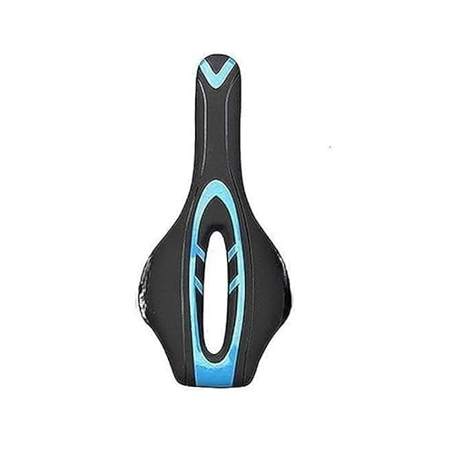 Mountain Bike Seat : Mountain Bike Saddle Gel Leather Bicycle Seat Cycling Cushion Pad Shell Saddle For Bicycle Breathable Comfort Foam Cycling Bike (Color : 2)
