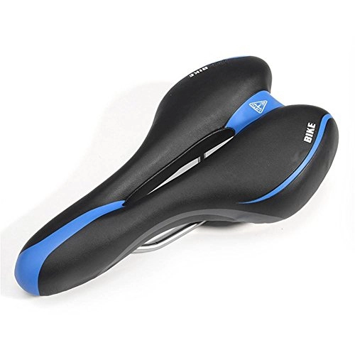 Mountain Bike Seat : Mountain Bike Saddle Provides Great Comfort for Shockproof Ergonomic Design for Cycling Bicycle Equipment Accessories , black and blue