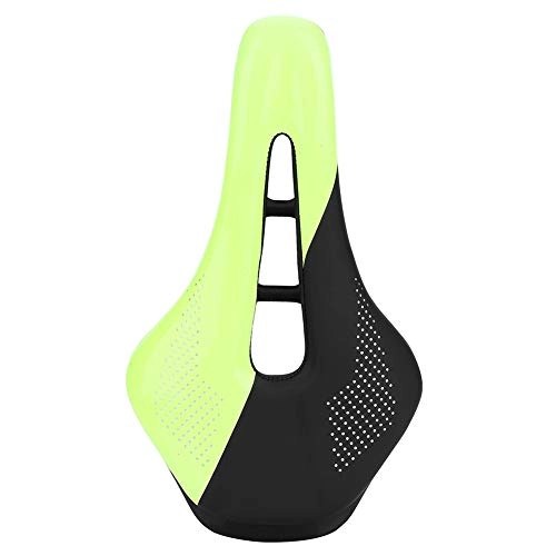 Mountain Bike Seat : Mountain Bike Saddles, Bike Bicycle Comfortable Seat Saddle Pad Cushion Cycling Replacement(Black & Yellow)