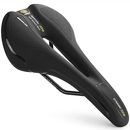 Mountain Bike Seat : Mountain Bike Seat, Bike Seat Bicycle Saddle MTB Mountain Road Bike Seat Comfortable Soft Cycling Cushion Bike Saddle For Men And Women (Color : Type C Black)