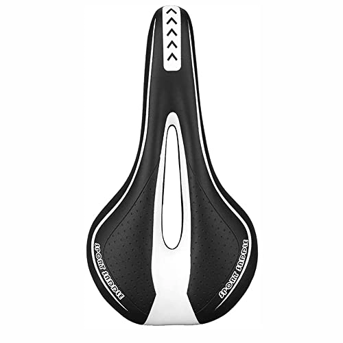 Mountain Bike Seat : Mountain Bike Seat, Bike Seat Comfortable Bicycle Saddle MTB Mountain Road Bike Seat Hollow Gel Cycling Cushion Exercise Bike Saddle For Men And Women (Color : Type D White)