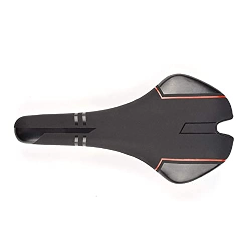 Mountain Bike Seat : Mountain Bike Seat Saddle Mate Road Soft Bike Poly Seat Pillow Skidproof Bicycle Parts For Bicycle Bicycle seat (Color : Black Orange)