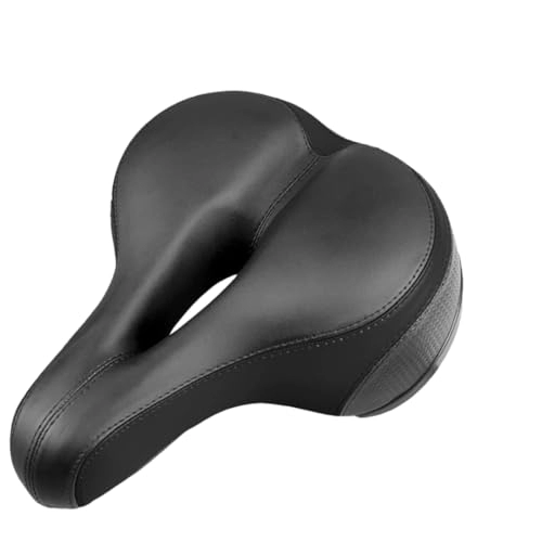 Mountain Bike Seat : MTB Bicycle Saddle Soft Thicken Wide Mountain Road Bike Saddle Cycling Seat Pad Cycling Light Bicycle Accessories Shock ball black