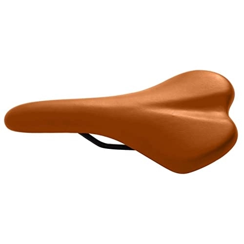 Mountain Bike Seat : MTB Mountain Bike Cycling Thickened Ultra Soft Cushion Cover Bicycle for Pad Cushion Cover Bicycle Saddle Seat (Color : A Brown)
