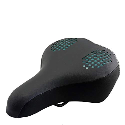 Mountain Bike Seat : MXCXC Bicycle Mountain Seat Cushion Silicone Cushion Thickening Comfortable Saddle Cycling Equipment Shock Absorber Saddle Bicycle Accessories
