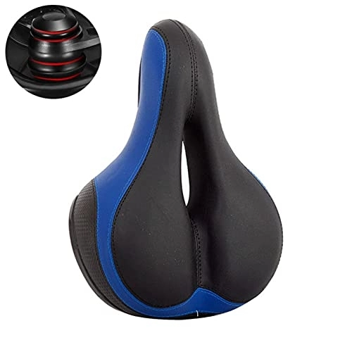 Mountain Bike Seat : N\C 3 D Bicycle Saddles, Thickened Widened Road Bicycle Saddles Men And Women, Hollow Breathable Comfortable Mountain Bike Saddles, Bicycle Accessoriesft Cyclingbike Seat