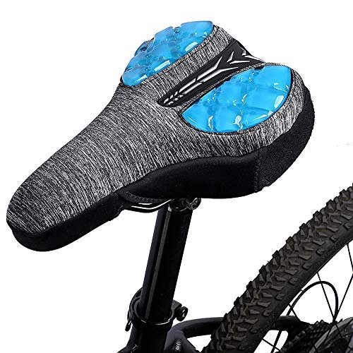 Mountain Bike Seat : NANE Comfortable Bike Seat Mountain Bicycle Saddle Cushion Cycling Pad Waterproof Soft Breathable Central Relief Zone And Ergonomics Design Fit for Road Bike, Mountain Bike And Folding Bike