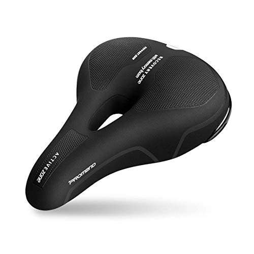 Mountain Bike Seat : NBWS Memory Sponge Bike Saddle Mountain Bike Seat Breathable Comfortable Cycling Seat Cushion Pad with Central Relief Zone and Ergonomics Design Fit for Road Bike and Mountain Bike