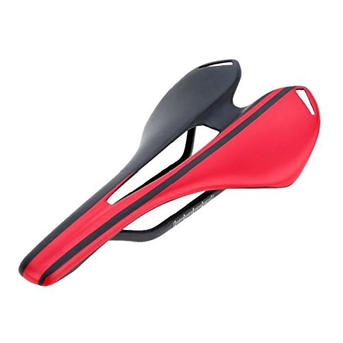 Mountain Bike Seat : New Colorful Top-level Mountain Bike Full Carbon Saddle Road Bicycle Saddle MTB Front Sella Sillin Seat Matround Carbon (Red)