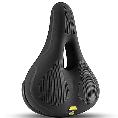 Mountain Bike Seat : NXW Bike Seat Waterproof Universal Memory Foam Soft Bicycle Saddle With Central Relief Zone And Ergonomics Design For Stationary / Exercise / Indoor / Mountain / Road Bikes, B