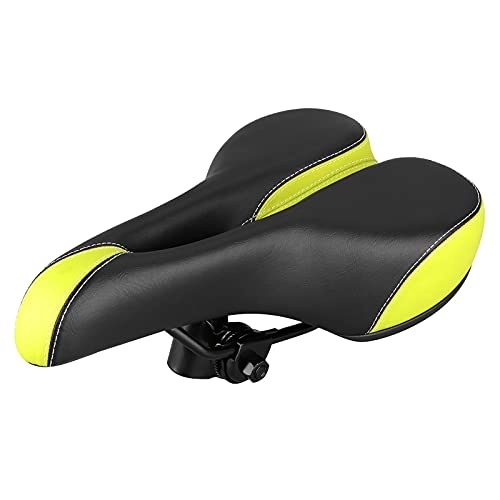 Mountain Bike Seat : NXW Comfortable Bike Seat with Central Relief Zone and Ergonomics Design Gel Waterproof Bicycle Saddle for Mountain Bikes, Road Bikes, Men and Women, Green