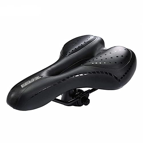 Mountain Bike Seat : NXW Gel Bike Seat Cushion For Men Women Comfortable Waterproof Memory Foam Bicycle Saddle For Mtb Mountain Bike, Folding Bike, Road Bike, City Bike, Exercise Bike, Black