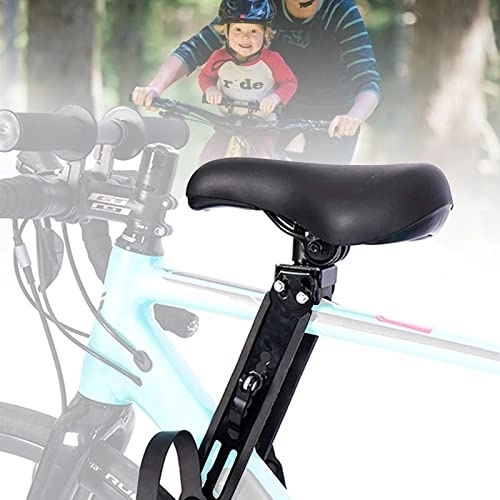 Mountain Bike Seat : PEALOV Detachable Child MTB Seats, Front Mounted With Foot Pedals, Safe And Comfortable Kids Moutain Bike Seat Fits All Mountain Bikes Easy To Install And Remove