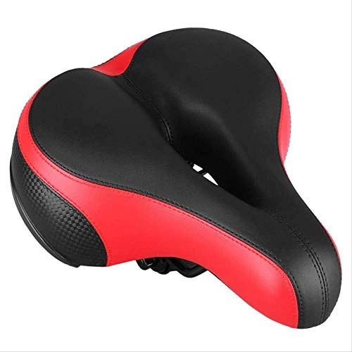 Mountain Bike Seat : PRDECE Bike Seat Bicycle Saddle Bike Seat Mountain Road Sponge Bicycle Saddle Cushion Seat For Bicycle With Taillight Reflective Tape