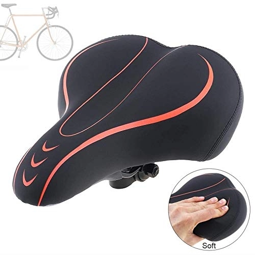 Mountain Bike Seat : PRDECE Bike Seat Bicycle Saddle Mountain Bicycle Wide Bicycle Saddle Thicken Soft Big Butt Bike Seat with Breathable Design