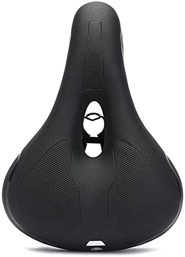 Mountain Bike Seat : Professional Soft Bike Saddle， 2021 New Hollow Comfortable Breathable Bicycle Road Mountain Bike Seat Cushion Thickened Memory Foam Shock Absorber Cushion (General) Bicycle Saddle for MTB, Spinning Bi