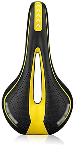 Mountain Bike Seat : Professional Soft Bike Saddle， 2021 New Silicone Comfortable Super Soft Mountain Bike Cushion Hollow Cushion Bicycle Bicycle Cushion Accessories 9 Colors Optional, b Bicycle Saddle for MTB, Spinning Bi