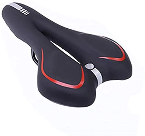 Mountain Bike Seat : Professional Soft Bike Saddle， Bicycle Seats for Men And Women, Comfortable Bicycle Seats, Universal Wide Bicycle Saddles with Shock-Absorbing Rubber And Mounting Tools, a Bicycle Saddle for MTB, Spinn