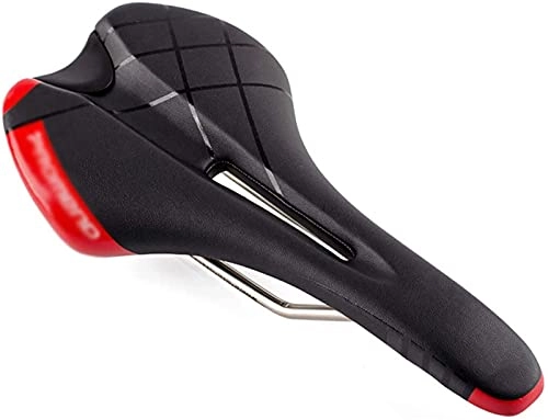 Mountain Bike Seat : Professional Soft Bike Saddle， Comfortable Anti-Skid Shock-Absorbing Hollow Bicycle Cushion Mountain Bike Professional Road Bicycle Cushion Outdoor Or Indoor Riding, A Bicycle Saddle for MTB, Spinning