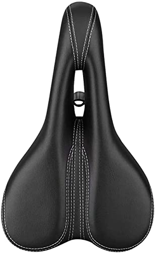Mountain Bike Seat : Professional Soft Bike Saddle， Comfortable Bicycle Seat, Shock-Absorbing Hollow PP Fabricsuitable for Mountain Bike Folding Bike Road Bike Riding Accessories, Unisex, D Bicycle Saddle for MTB, Spinning