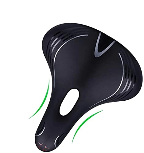 Mountain Bike Seat : Professional Soft Bike Saddle， Men And Women Hollow Mountain Bike Road Bike Bicycle Cushion Riding Equipment Accessories Soft And Comfortable Seat Cushion 10.2 * 8.6In (Universal) Bicycle Saddle for M