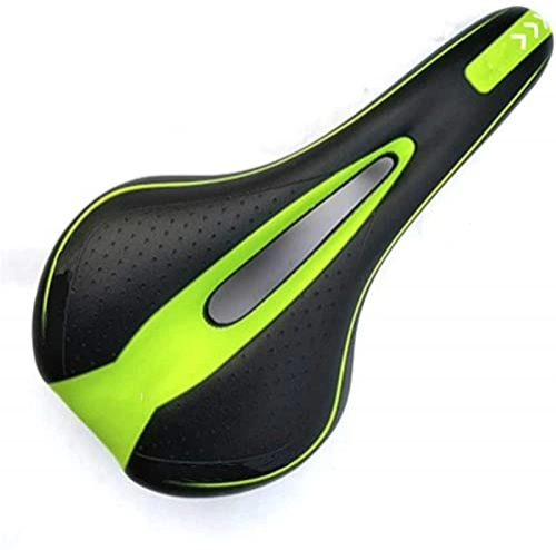 Mountain Bike Seat : Professional Soft Bike Saddle， Shock-Absorbing Hollow Bicycle Seat Cushion Fabric Soft Seat Mountain Bike Riding Road Comfortable Seat Cushion (General 5 Colors Optional), e Bicycle Saddle for MTB, Spi
