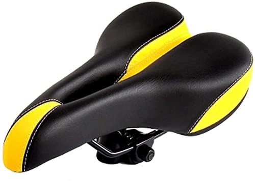 Mountain Bike Seat : Professional Soft Bike Saddle， The Most Comfortable Bicycle Seat for Men with Soft Seat Cushions-Improved Comfort for Mountain Bikes, Hybrid And Stationary Exercise Bikes, a Bicycle Saddle for MTB, Spi