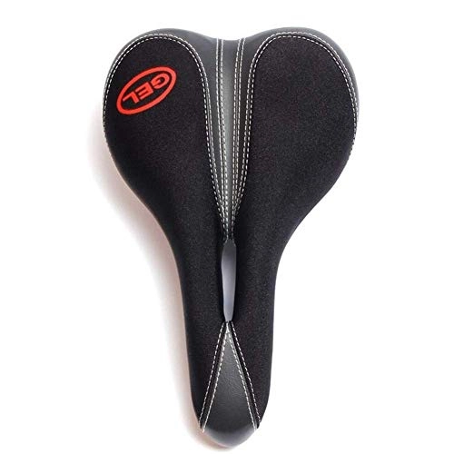 Mountain Bike Seat : Qiutianchen Bike Seat Bicycle Saddle Soft Wide Bike Saddle Bicycle Seat Cushion with Taillight for MTB Road Gel Comfort Hybrid Cyclists for Mountain Bike Road Bike
