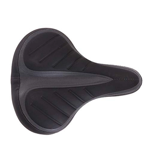 Mountain Bike Seat : QSCTYG Bicycle Seat MTB Mountain Road Soft Saddle Thicken Wide Damping Bicycle Saddles Seat Cycling Saddle Bike Bicycle Accessories bicycle saddle (Color : 25.5x20.5x9cm)