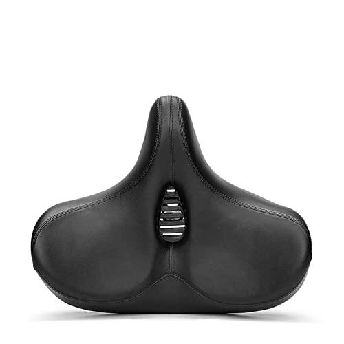 Mountain Bike Seat : QWEP bicycle seat Insulated Non-slip Bicycle Saddle Mountain Bike Saddle Soft Bicycle Seat Riding Equipment Mountain Bike Seat Bike Seats Durable and easy to clean (Color : A Black)