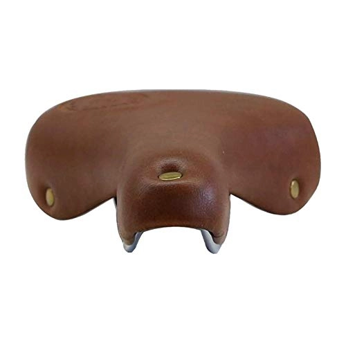Mountain Bike Seat : QXLG and durable PU Leather Bicycle Seat Cushion Retro Brown Seat Saddles Front Seat Mat For Bike Bicycle Accessories For Mountain Bicycles Easy to install