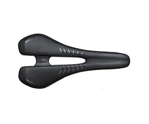 Mountain Bike Seat : RaceBon Breathable Bike Seat Lightweight Soft Cushio Comfortable Bicycle Saddle with Central Relief Zone Ergonomics Design Universal fit Road Bikes Mountain Bikes Cycling Black