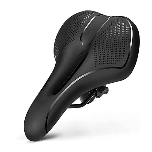 Mountain Bike Seat : Rayblow Comfortable Bike Seat Cushion, MTB City Bicycle Seat for Men Women Memory Foam Waterproof Bicycle Saddle Fit for Stationary Exercise Indoor Mountain Road Bikes