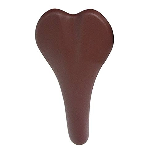 Mountain Bike Seat : Retro Bicycle Saddle Mountain MTB Road Bike Vintage Style Seat Shockproof Cycle Bicycle Parts (Color : Brown)