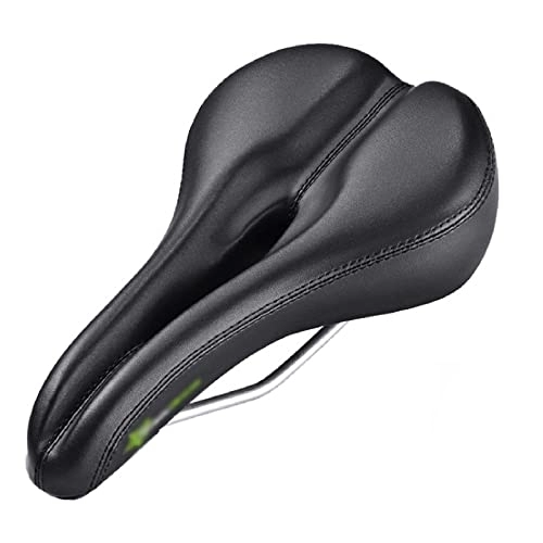 Mountain Bike Seat : Rwlre Racing Bicycle Saddle, Mountain Road Bike Saddle Breathable Bicycle Seat Cushion Soft Comfortable Cycling Ultralight Sports Racing Accessories (Color : Black, Size : 25.5cm X 15.5cm)