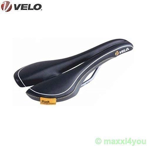 Mountain Bike Seat : Saddle Velo Speedflex Gel Saddle Plush Airchannel Comp MTB 01050208