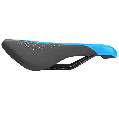 Mountain Bike Seat : SALUTUYA Cycling Replacement Accessory Lightweight Bike Saddle High Strength Breathable, Suitable for Mountain Bikes(Black blue)