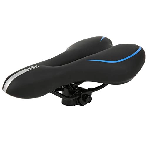 Mountain Bike Seat : SALUTUYA Universal Hollow Mountain Bicycle Saddle, for Mountain Bike Bicycle(Racing silicone blue)