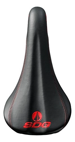 Mountain Bike Seat : SDG Bel Air Rl Saddle Steel Rail multi-coloured black / red