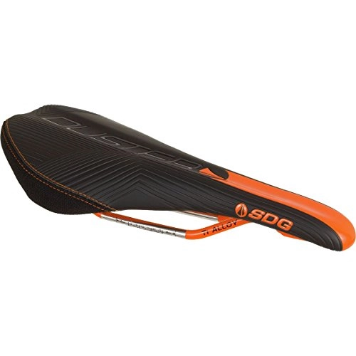 Mountain Bike Seat : SDG Duster MTN Bike Saddle Unisex Adult, Black / Orange