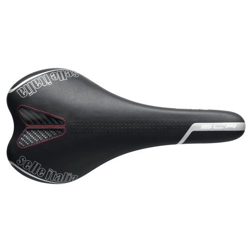 Mountain Bike Seat : Selle Italia, Saddle SLR Kit Carbonio Lorica Black Carbon Paper / KERAMIC FA003327211