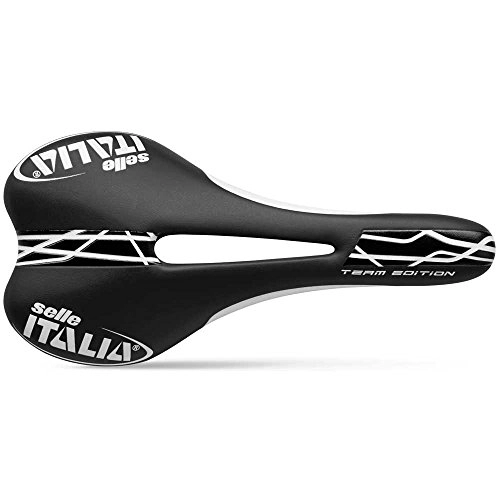 Mountain Bike Seat : Selle Italia SLR Team Edition Flow TI316 Saddle, Black / White, Size S2