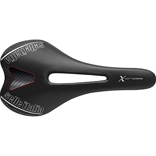 Mountain Bike Seat : Selle Italia SLR X-Cross Flow TI316 Saddle, Black, Size S2