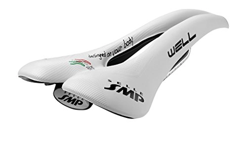 Mountain Bike Seat : Selle selle sMP Well Blanc, unisexe, 288x 144mm, 280g
