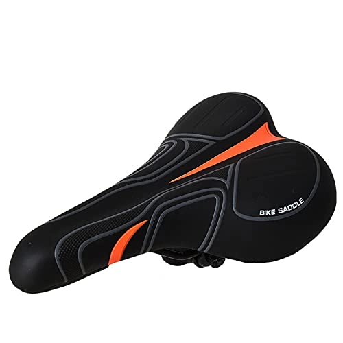 Mountain Bike Seat : Shock Absorption Bicycle Saddle Comfortable Memory Foam Ladies And Men Sports Bike Mountain Bike Rubber Pad
