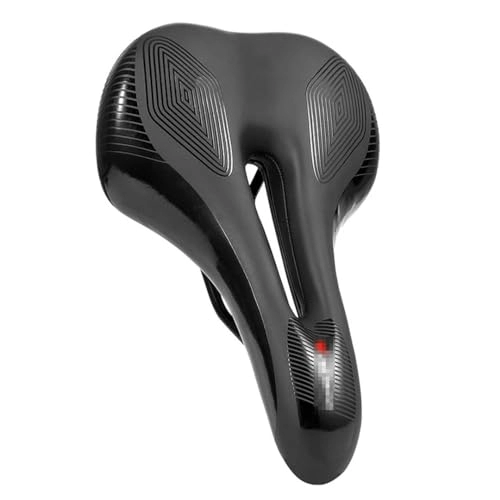 Mountain Bike Seat : Silica Gel Mountain Road Bike Sponge MTB Saddle Can Be Installed Tail Lights Design Cycling Bicycle Accessories Sponge with light1