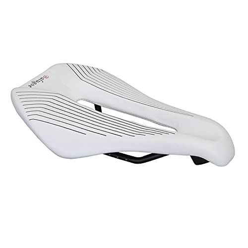 Mountain Bike Seat : SIY Bicycle Seat Cushion New Riding Equipment Comfortable And Breathable Seat Road Bike Saddle Mountain Bike Accessories (Color : White)