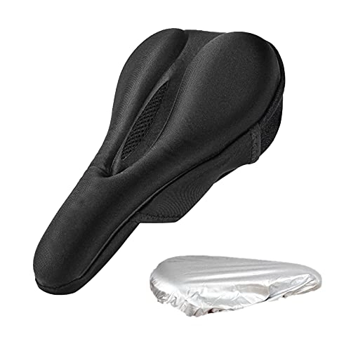 Mountain Bike Seat : SIY Bike Seat Cover Hollowed Breathable Thickened Fit For Mountain Soft Comfortable Anti Slip