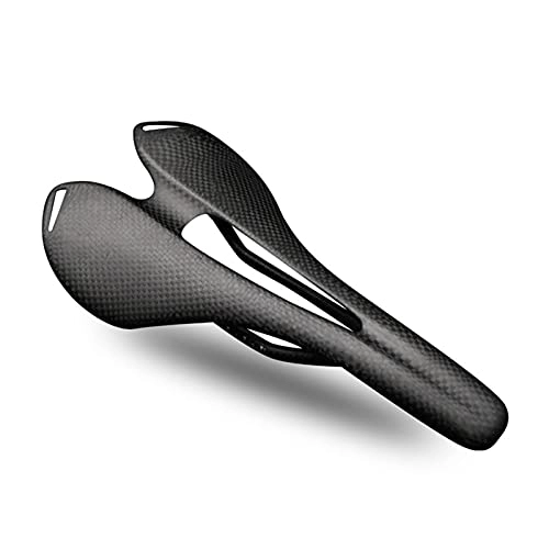 Mountain Bike Seat : SIY Full Carbon Fiber Bicycle Saddle Fit For MTB Mountain Bike Seat Glossy Matte Road Cycling Cushion Men Women Riding Accessories (Color : Matte)