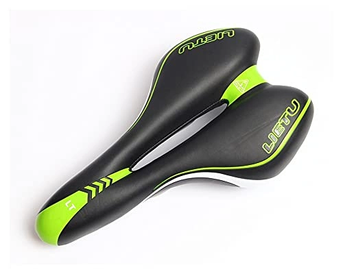 Mountain Bike Seat : SKYBLACK BICYCLE SEAT Bicycle Saddle Skidproof Seat ， Most Comfortable Bike Seat for Men - Padded Bicycle Saddle for Men with Soft Cushion - Improves Comfort for Mountain Bike (Color : Green)